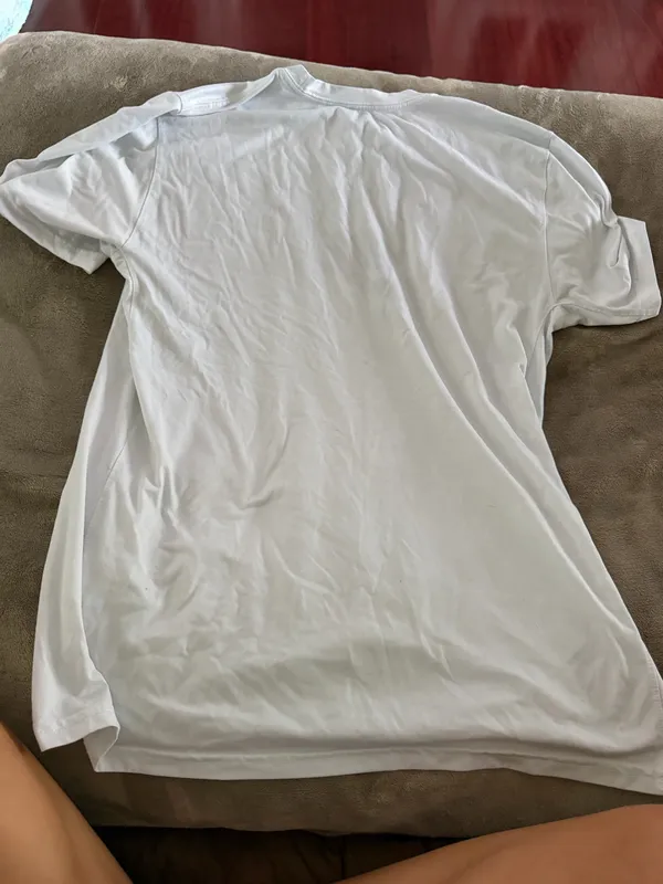 White Nike T-Shirt - Image 2