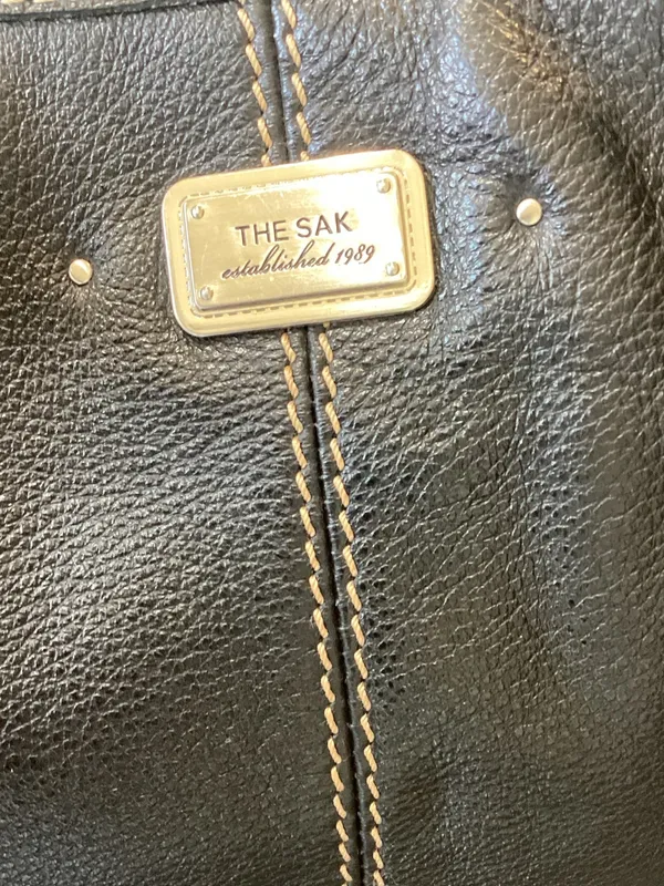 The Sak Black Leather Shoulder Bag - Image 2