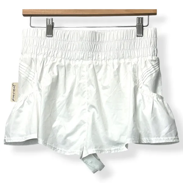 NEW FP Movement Get Your Flirt On Shorts White Athletic Womens S Tenniscore - Image 3
