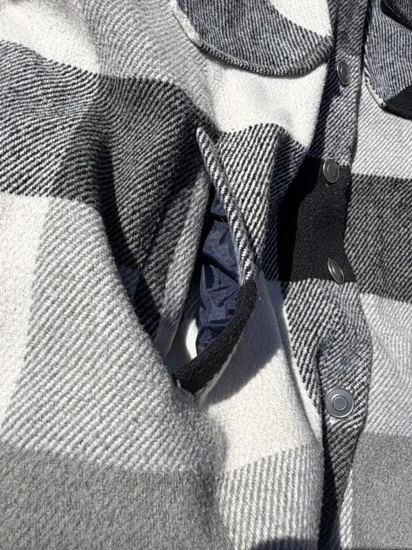 Plaid Button Down Jacket - Image 7
