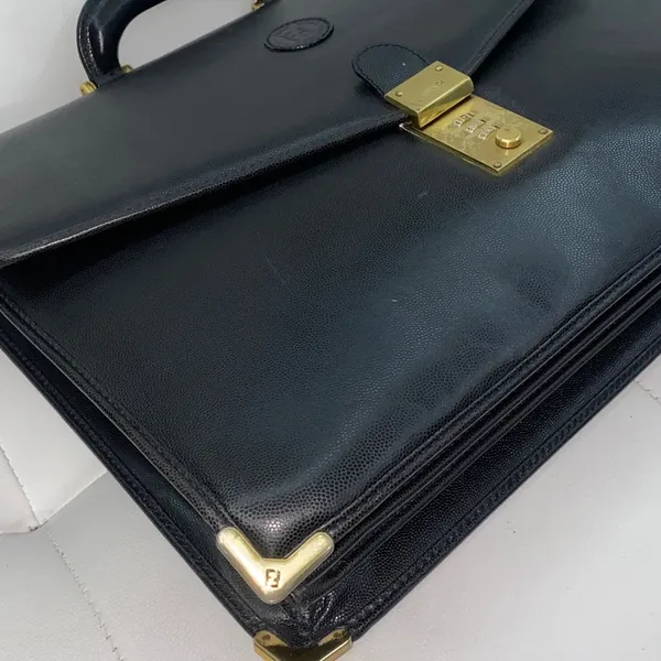 Authentic Rare Vintage FENDI Laptop/Briefcase Business Bag - Image 9