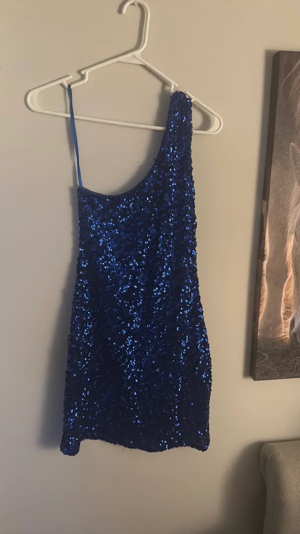 Verty Party Blue Dress - Image 3