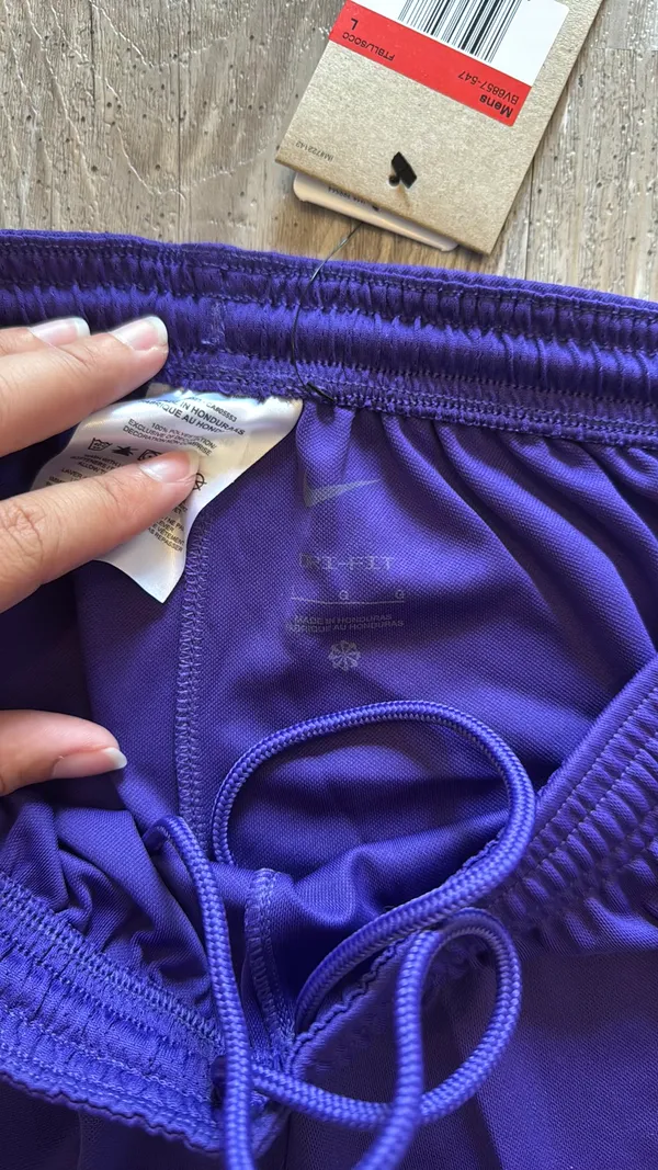 Men’s purple Nike shorts  - Image 3