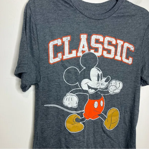 Disney Mickey & friends gray classic t-shirt size‎ small new with tags casual - Image 2