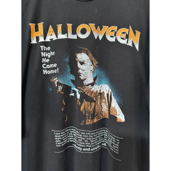 Halloween‎ Michael Myers Shirt 2XL The Night He Came Home Graphic Black Horror - Image 2