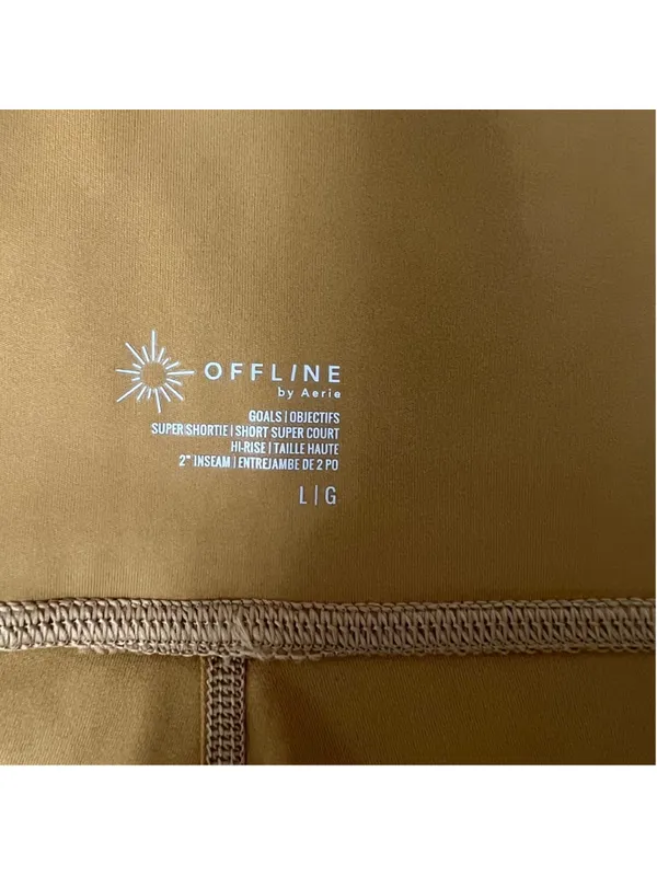 Offline by Aerie Goals Shortie 2”Inseam Large - Image 3