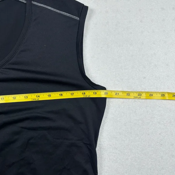 Alo Yoga Women’s CoolFit V Neck Tank Top XXL Black Sleeveless Athletic Shirt - Image 5