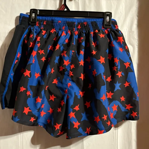 Nike Dri-Fit Shorts Womens Size 1X Red Stars Lined Sportswear Running Activewear - Image 2