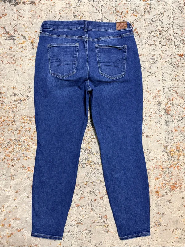 American Eagle curvy high rise jegging jeans size 14 short - Image 10