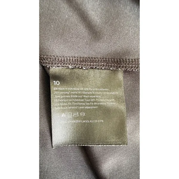 Lululemon Ribbed Softstreme Long Sleeve Crewneck Pullover Black Size 10 LW3GLAS - Image 8