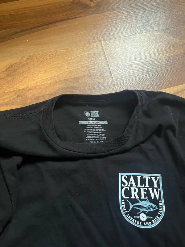 Salty Crew T-Shirt graphic tee black - Image 4