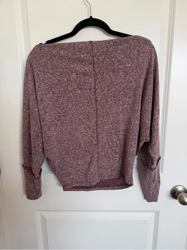 Free People Off The Shoulder Long Sleeve Top XS - Image 4