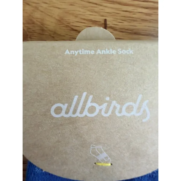 NWT Allbirds Anytime Ankle Sock 2 Pack Basin Blue Sustainable Knit Small US 5-7 - Image 4