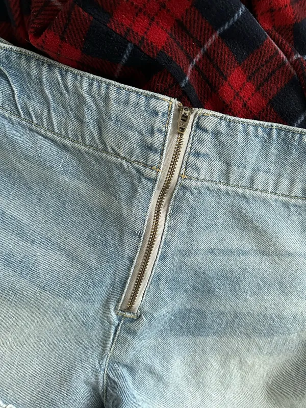 Free People We The Free Denim Skort - Image 4