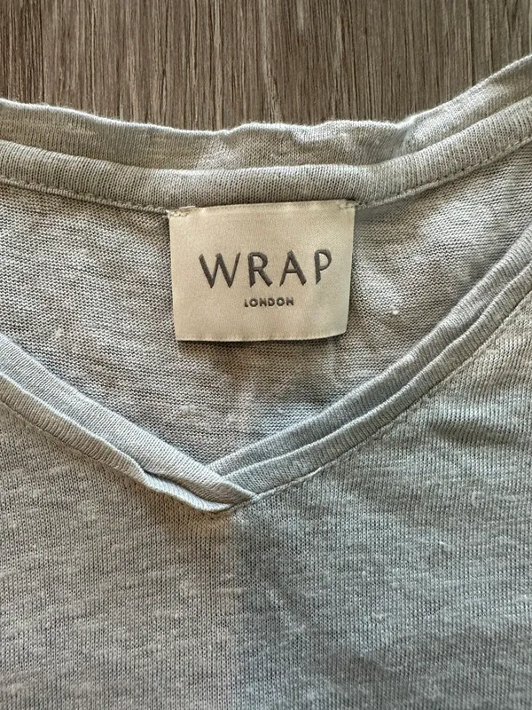 Wrap London Top Blue Size 12 - Image 3