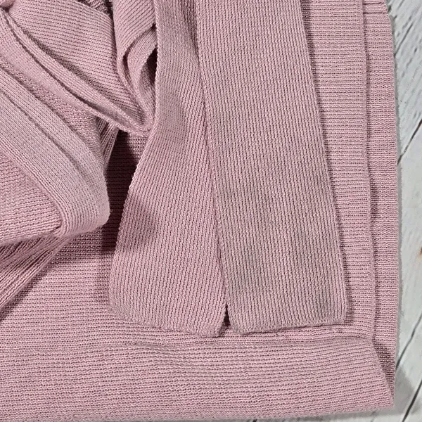 Torrid Knit Belted Midi Dress Dusty Rose‎ Short Sleeve Pockets Size 0 - Image 9