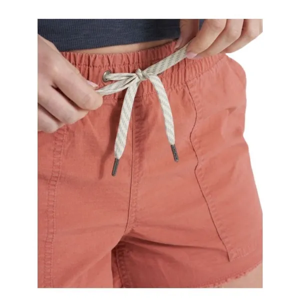 Vuori Vintage Ripstop Shorts Cinnamon Casual Athleisure Rust Red Size Medium - Image 3