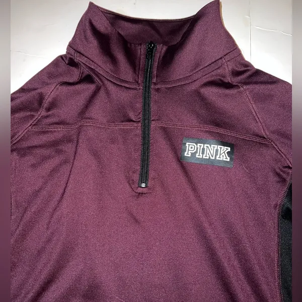 PINK Ultimate Quarter Zip Jacket Size M - Image 2