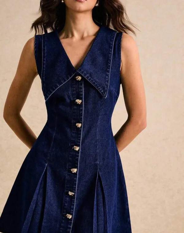 SheIn denim dress - Image 3