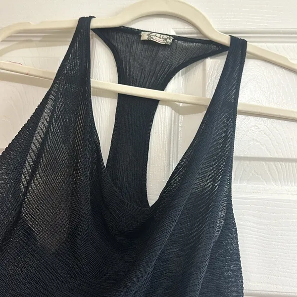 Free People So You Sweater Cami Black - Image 8