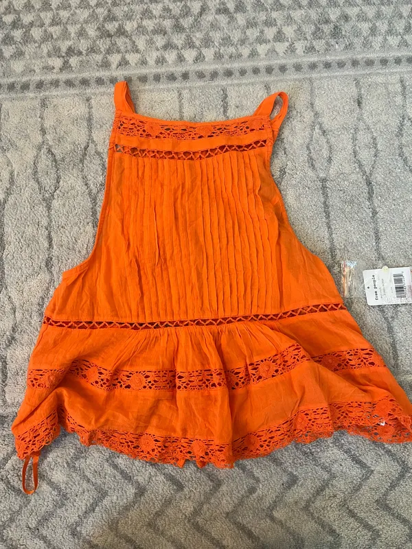 Free People Tank Top Lace orange - Image 2