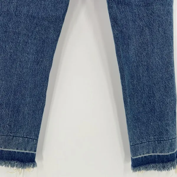 Abercrombie &‎ Fitch Annie High Rise Girlfriend Jeans Distressed Size 24 / 00R - Image 8