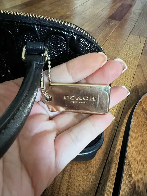 Coach Bag Crossbody Signature Black - Image 4