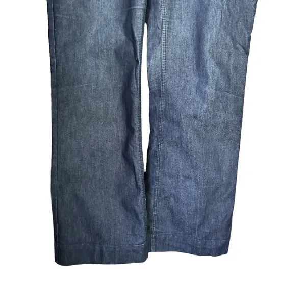 Kenneth Cole Reaction Women’s Size 10 Wide Leg Trouser Dress Pants Dark Blue - Image 3