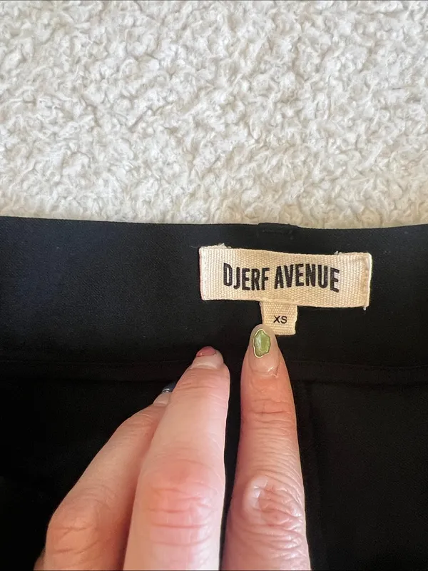 Djerf Avenue Favorite Pants Quiet Luxury Relaxed‎ Wide Leg Trouser XS - Image 3