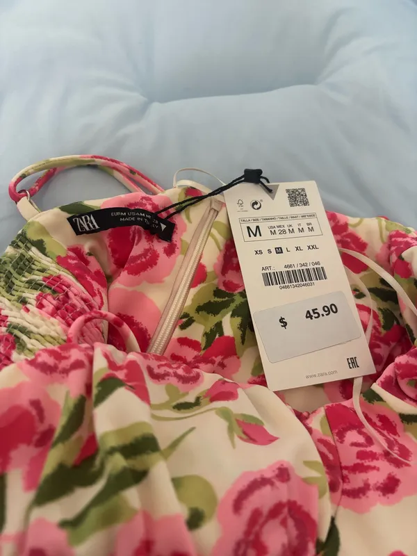 ZARA Floral Dress - Image 3