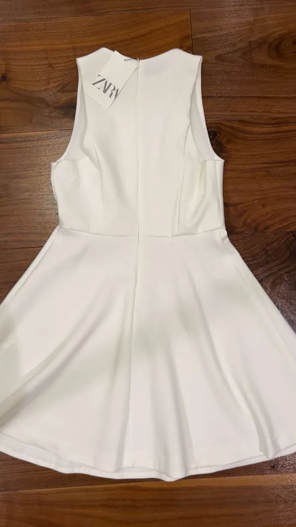 ZARA Dress White - Image 3