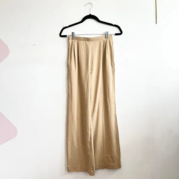 Uniqlo Mame Kurogouchi AIRism Pants Quiet Luxury Neutral Minimal Classic XS‎ - Image 2