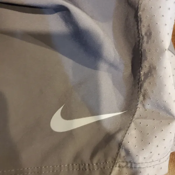 Nike Dri-FIT Light Gray Shorts Size LARGE womens - Image 3