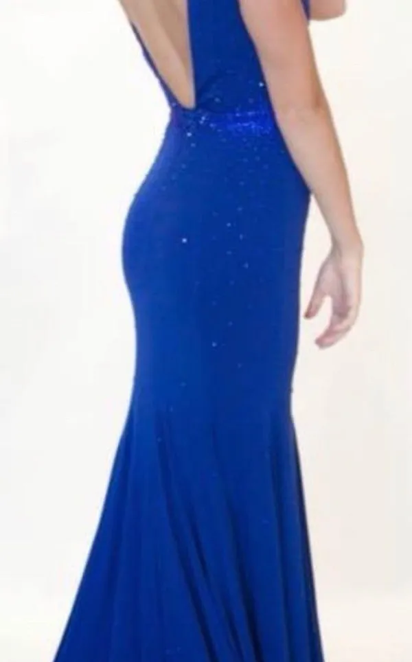 Jovani Royal Blue Gown - Image 2