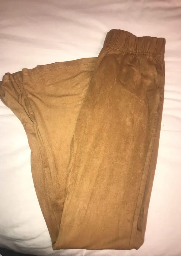 Tribe Kelley Tobacco Suede Bell bottoms - Image 2