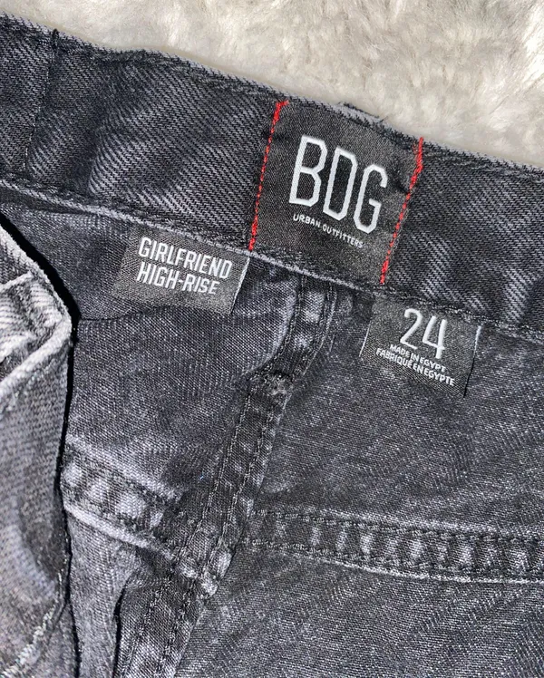 Black Denim shorts - Image 3