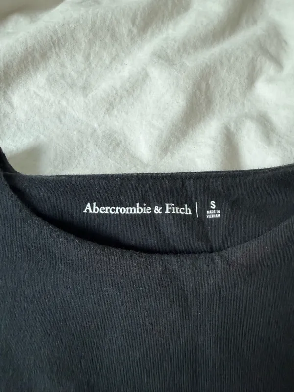 Abercrombie Short Sleeve Black Bodysuit Crew - Image 2