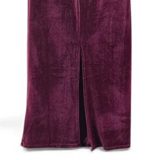 Velvet Maxi Holiday Dress‎ Red Large - Image 6