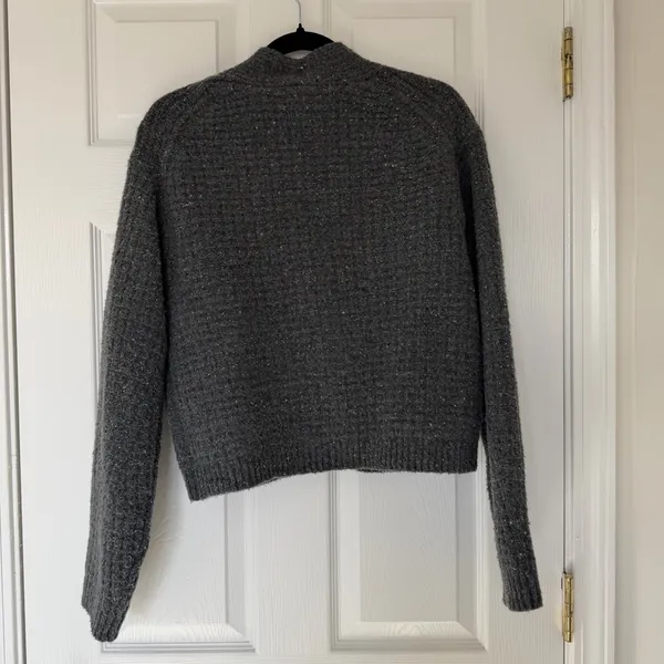 Universal Thread Gray Knit Cardigan Sweater Size Small - Image 6