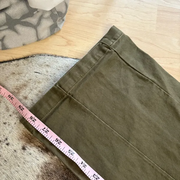 ALEX MILL Women Green Wide Leg Pants Size‎ 4 - Image 8