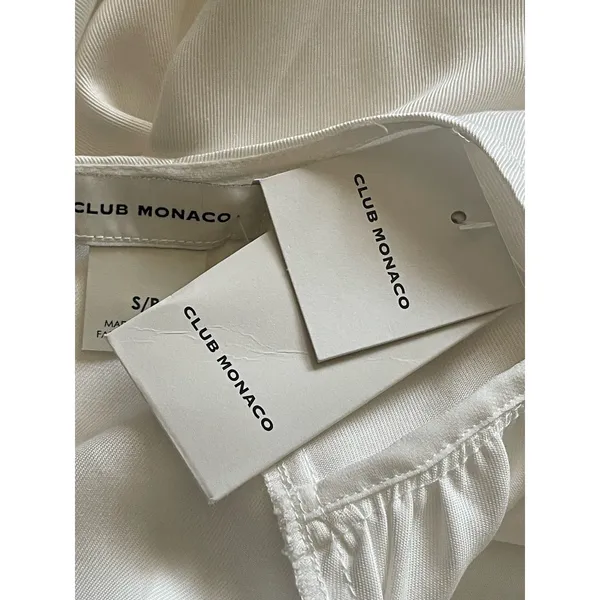 New Club Monaco Shirred‎ Sleeve Top - Image 8