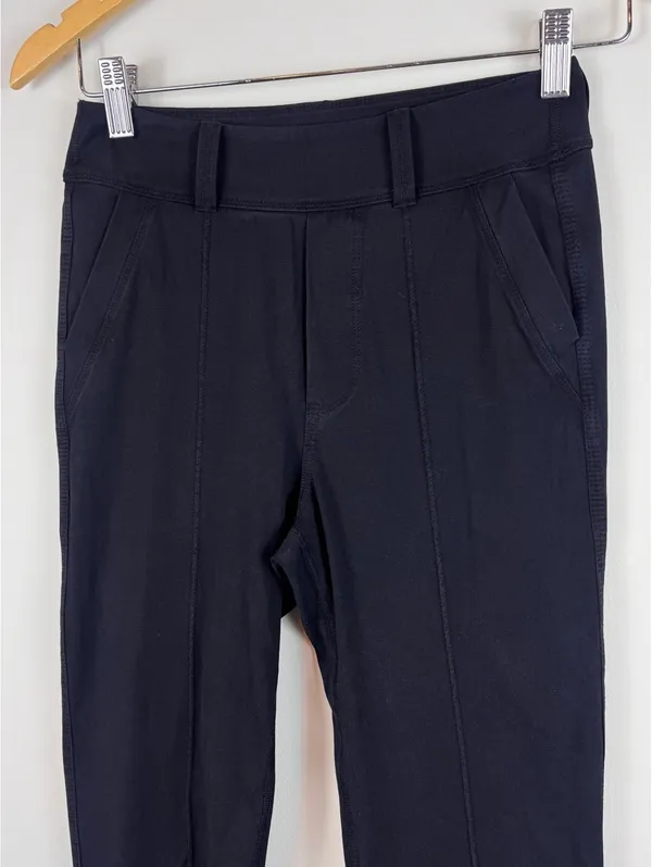 Frank & Eileen Murphy Billion Dollar Pant Black XS LAB600 Cropped Stretch Pants - Image 6