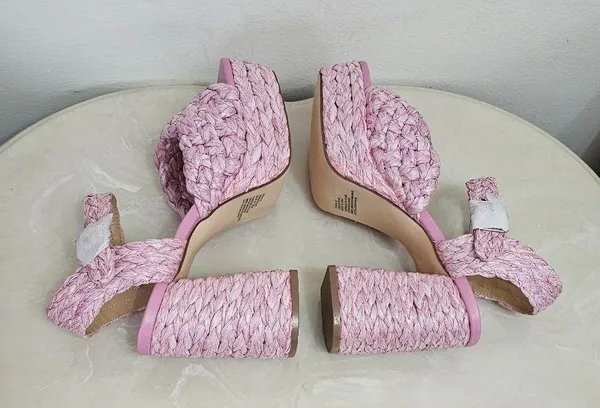 JustFab Rosalie Heeled Sandal Moonlite Mauve Women's Size 9 - Image 5