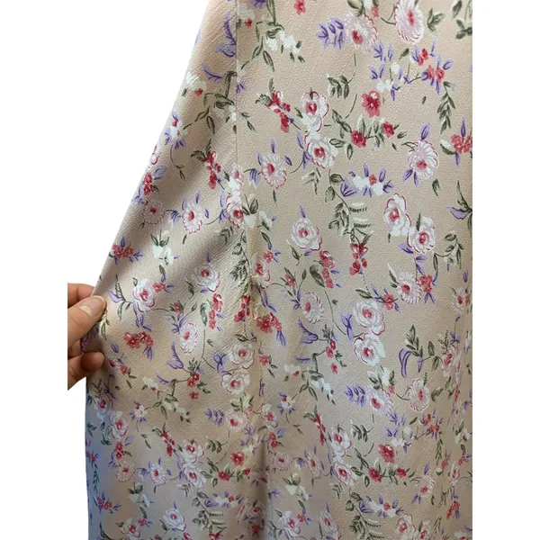 Carol Anderson Collection Vintage 90s Floral Maxi Skirt | Cottagecore Prairie - Image 9