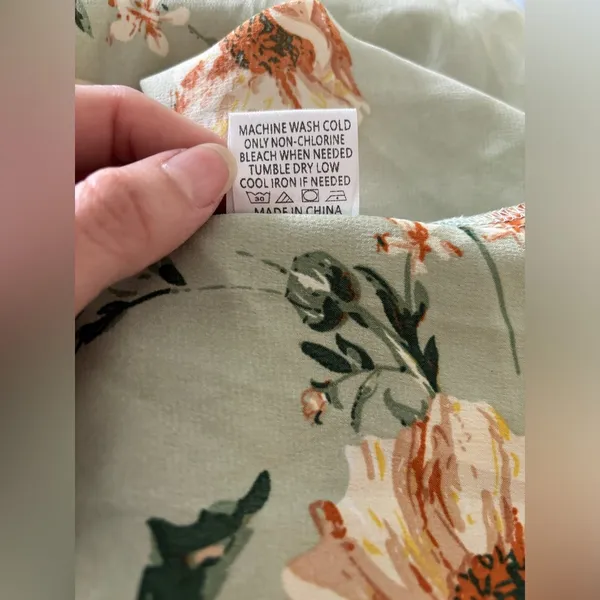Sweet Lemon Dress Women's Small Sage Floral Sweet Visionaries Halter Open Back - Image 7