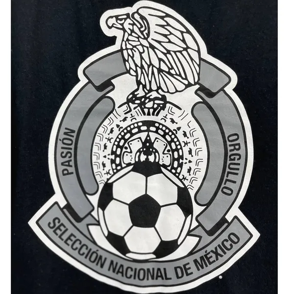 Adidas Womens Black Mexico Football Soccer National Team Logo T Shirt NEW Large - Image 2