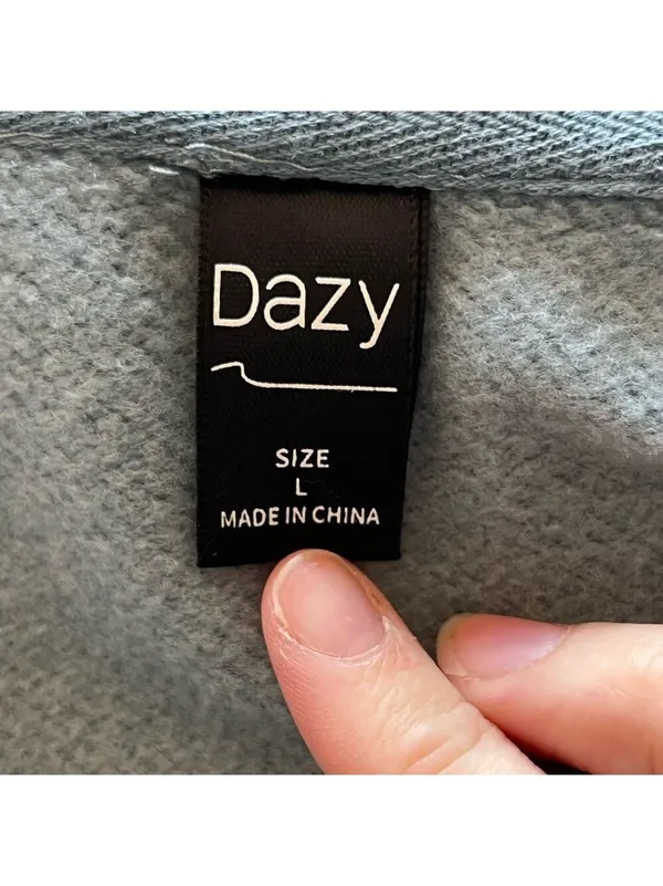 Blue Cozy Sweatshirt Size L - Image 3