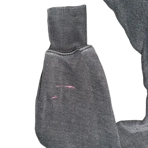 Joah Brown Sweatshirt Women One Size Black Good Dolman Sleeve Cropped Vintage - Image 3