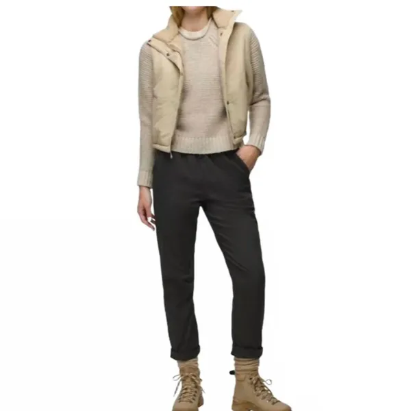 NWT Prana palisades ripstop e-waist pant in dark iron Small Organic Cotton Small - Image 5