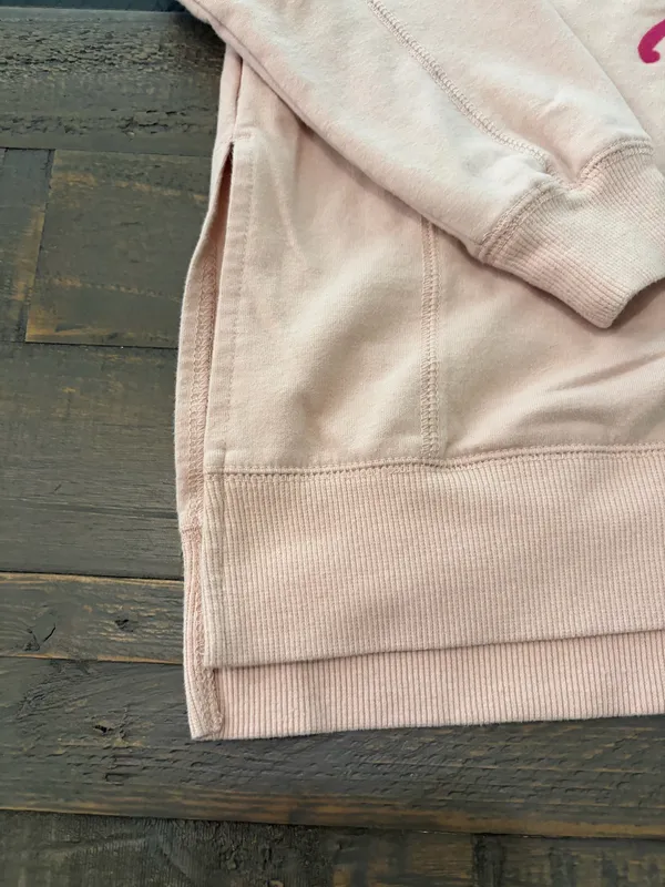 Wildfox But First Cocktails Sweatshirt Women’s S Pink Oversized Pullover - Image 2